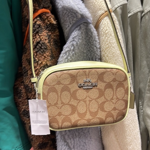 Coach Mini Jamie Camera Bag In Signature Canvas
SV/Khaki/Pale Lime - Picture 8 of 16